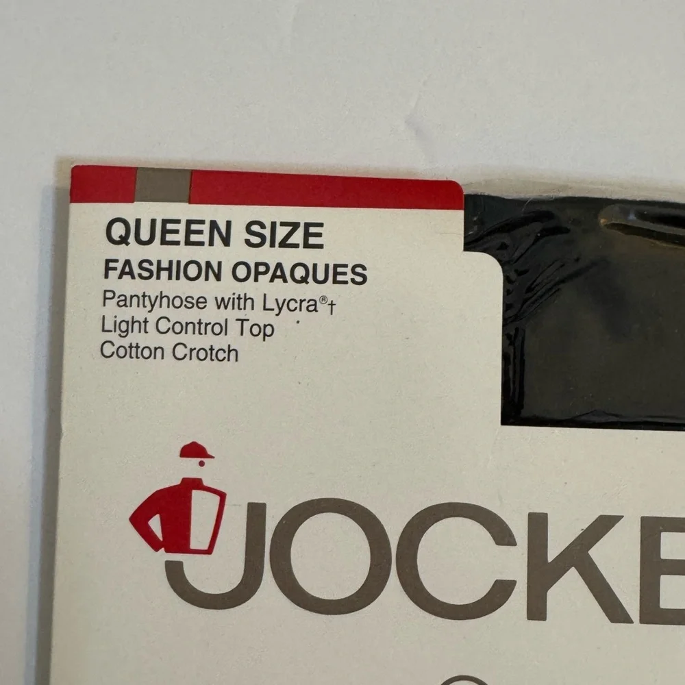 Jockey For Her Pantyhose Opaque Control Top Queen Navy‎ & Black LOT